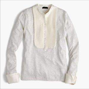 JCrew MED shirt with tuxedo sophistication!